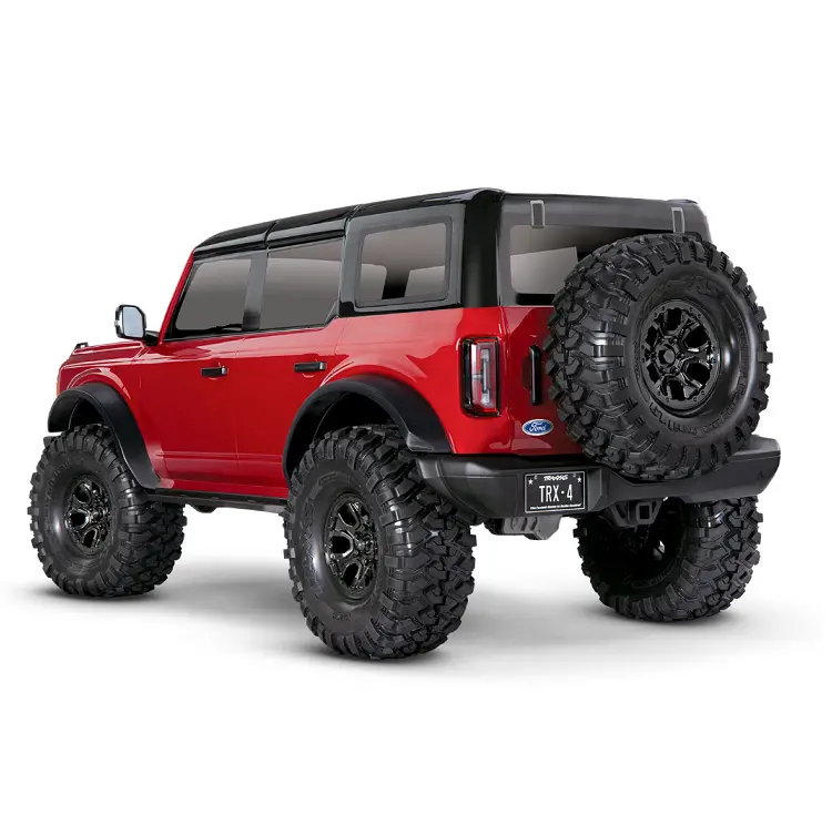 Traxxas Trx-4 2021 Ford Bronco Rapid Red Trail Crawler Truck With Tqi 2.4Ghz Radio - 92076-4Red 2