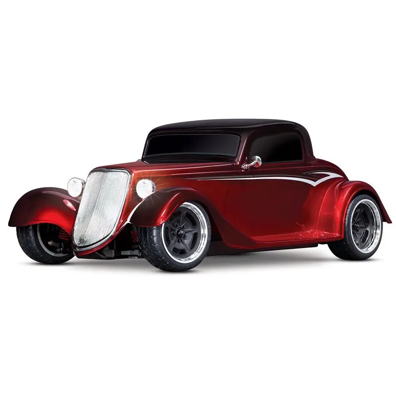 Traxxas 1:10 1933 Hot Rod Coupe Red Awd Factory-5 4-Tec 3.0 W/ Tq 2.4Ghz Radio - 93044-4Red 1