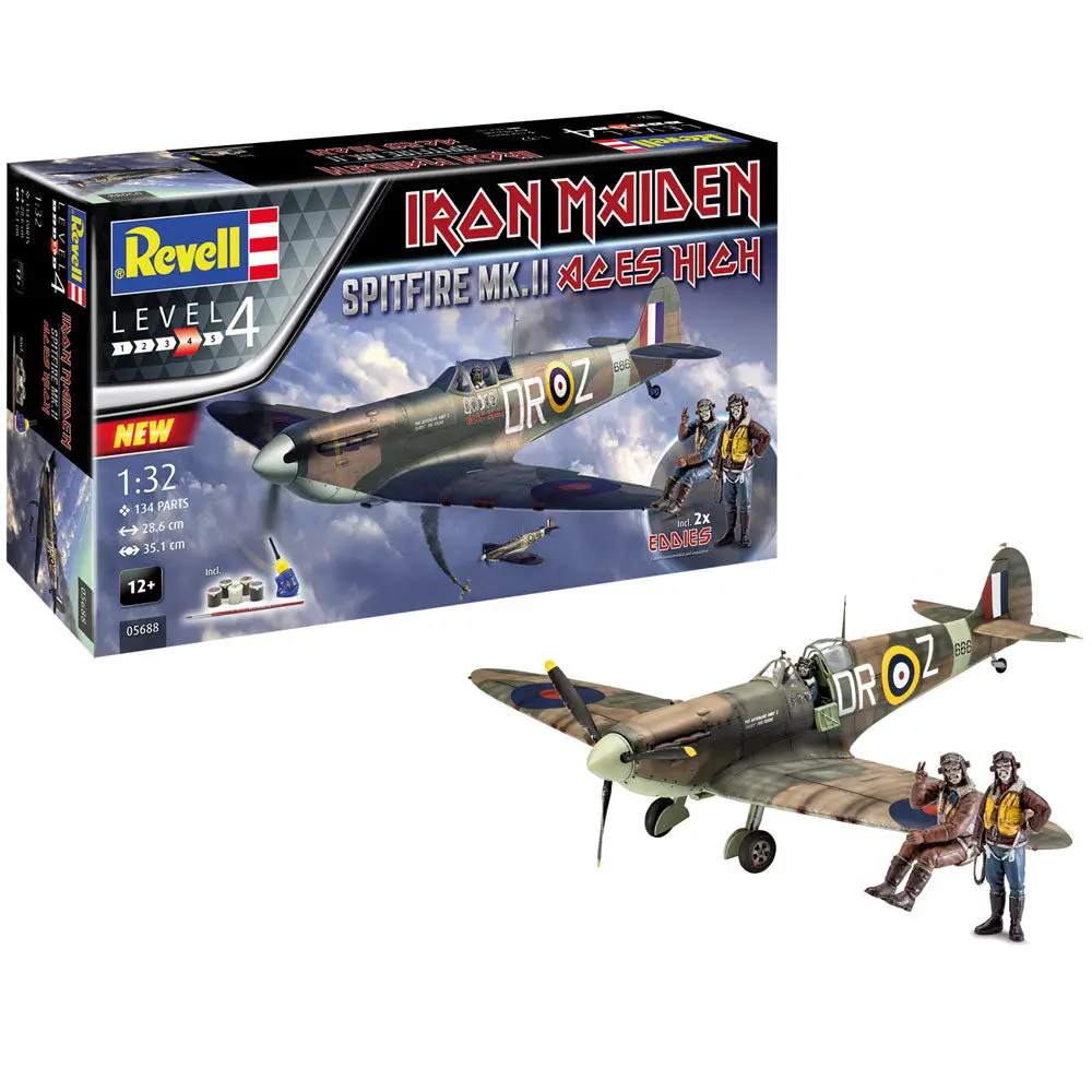 Revell Spitfire Mk.Ii Aces High Iron Maiden Gift Set 1:32 - 05688 1