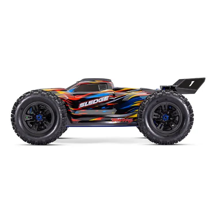 Traxxas Sledge 1:8 6S Belted Blue Monster Truck W/ Vxl-6S Esc & Tqi 2.4Ghz Radio - 95096-4Blue 2