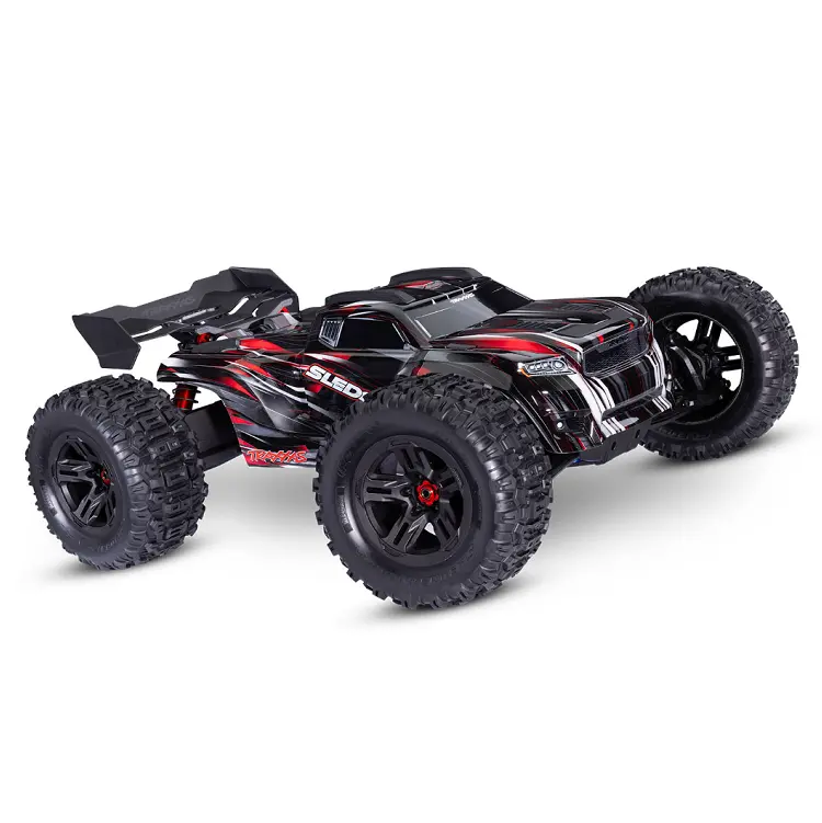 Traxxas Sledge 1:8 6S Belted Red Monster Truck W/ Vxl-6S Esc & Tqi 2.4Ghz Radio - 95096-4Red 1