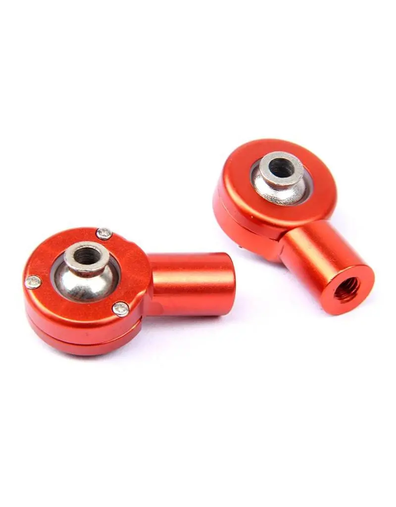 Rovan Fr Upper Suspension Arm Ball Ends Orange Aluminium W/ Pivot Balls 2Pcs - Rov-95107A 1