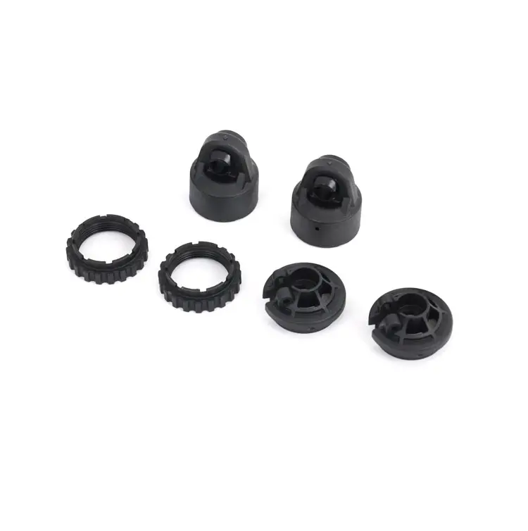 Traxxas Gt-Maxx Shock Caps W/ Upper & Lower Spring Retainers Suit Sledge 2Pcs/Ea - 9664 1