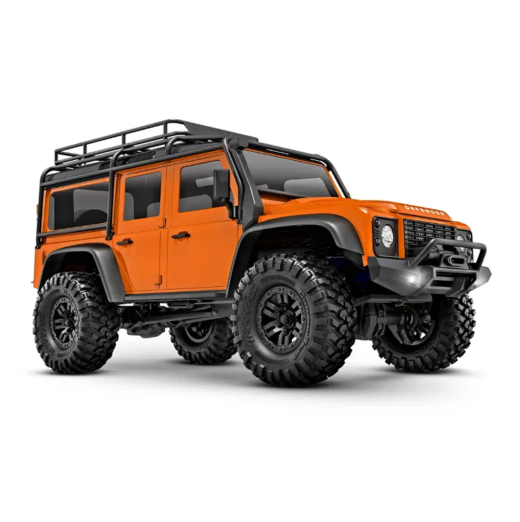 Traxxas Trx-4M 1:18 Defender Trail Truck Orange W/ Tq 2.4Ghz Radio, 87T Brushed Motor, Lipo Battery & Charger - 97054-1Orng 1