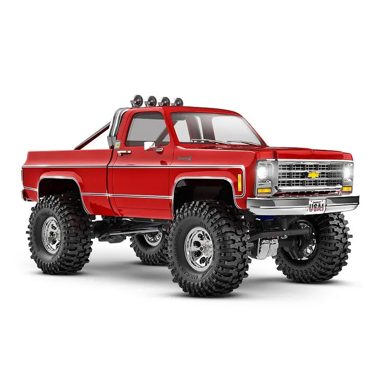 Traxxas Trx-4M 1:18 Chevrolet K10 High Trail Edition Red W/ Tq 2.4Ghz Radio, 87T Brushed Motor, Lipo Battery & Charger - 97064-1Red 1