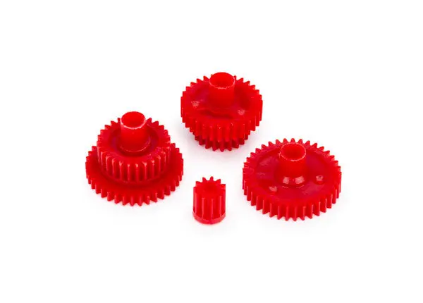 Traxxas 6.8:1 Transmission Gear Set Red Suit Portal Axles & 11T Pinion Gear Suit Trx-4M - 9776A 1
