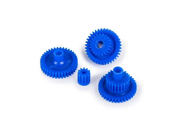 Traxxas 9.7:1 Transmission High Speed Gear Set Blue & 11T Pinion Gear Suit Trx-4M - 9776X 1
