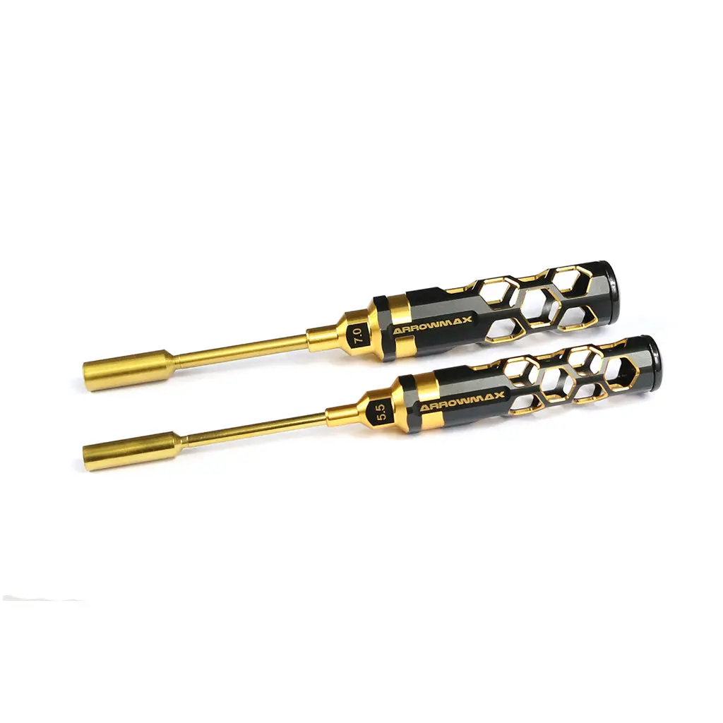 Nut Driver Set Black & Gold Edition 5.5Mm / 7Mm 1