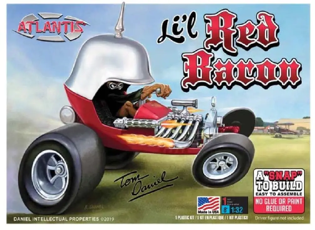 Atlantis Lil Red Baron Tom Daniel 1:32 - Amcm6650 1