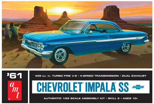 Amt 1961 Chevy Impala Ss 1:25 - Amt1013 1