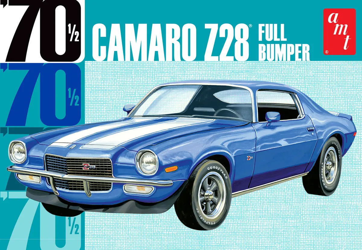 Amt 1970 Camaro Z28 Full Bumper 1:25 - Amt1155 1