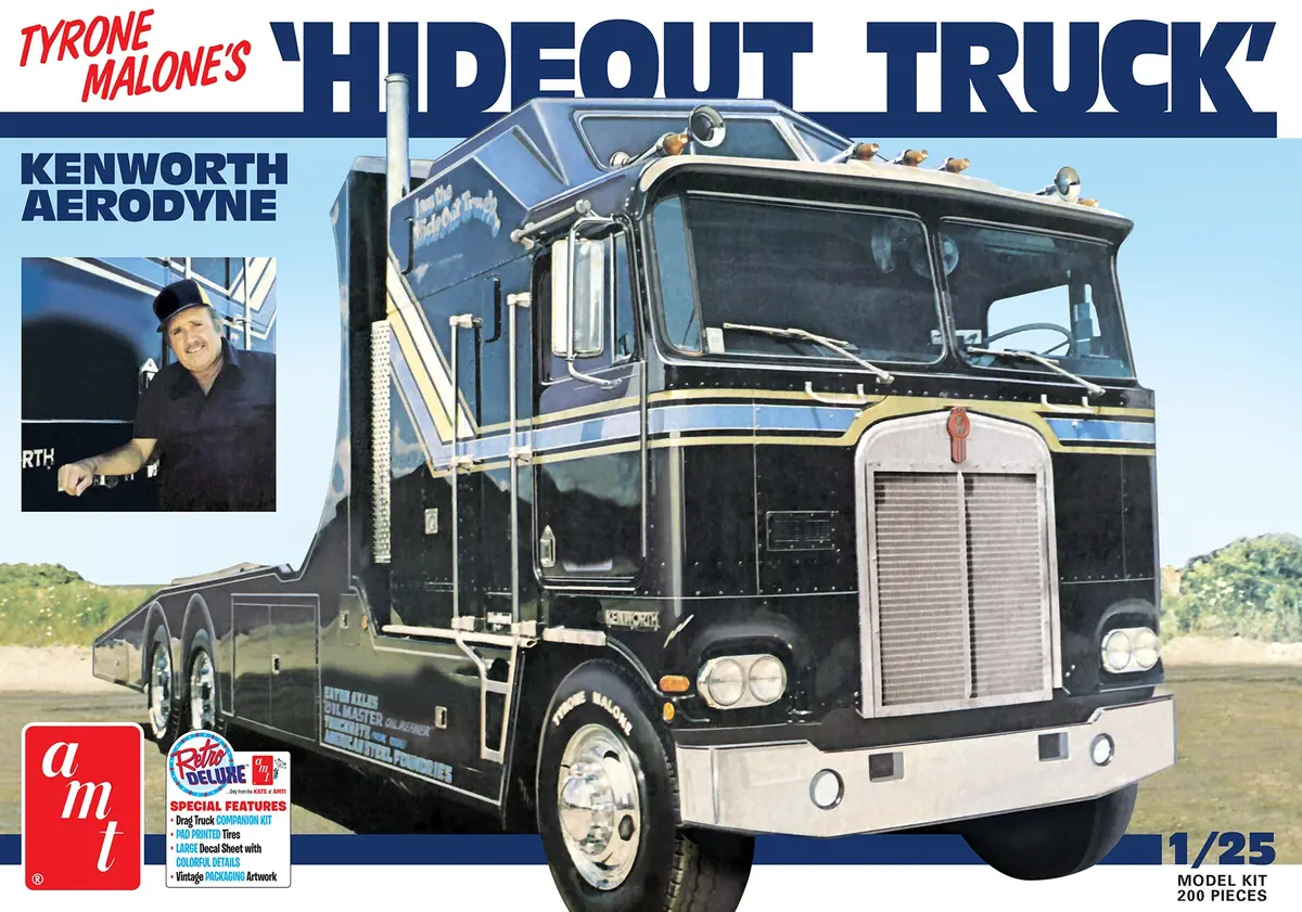 Amt Hideout Transporter Kenworth Tyrone Malone 1:25 - Amt1158 1
