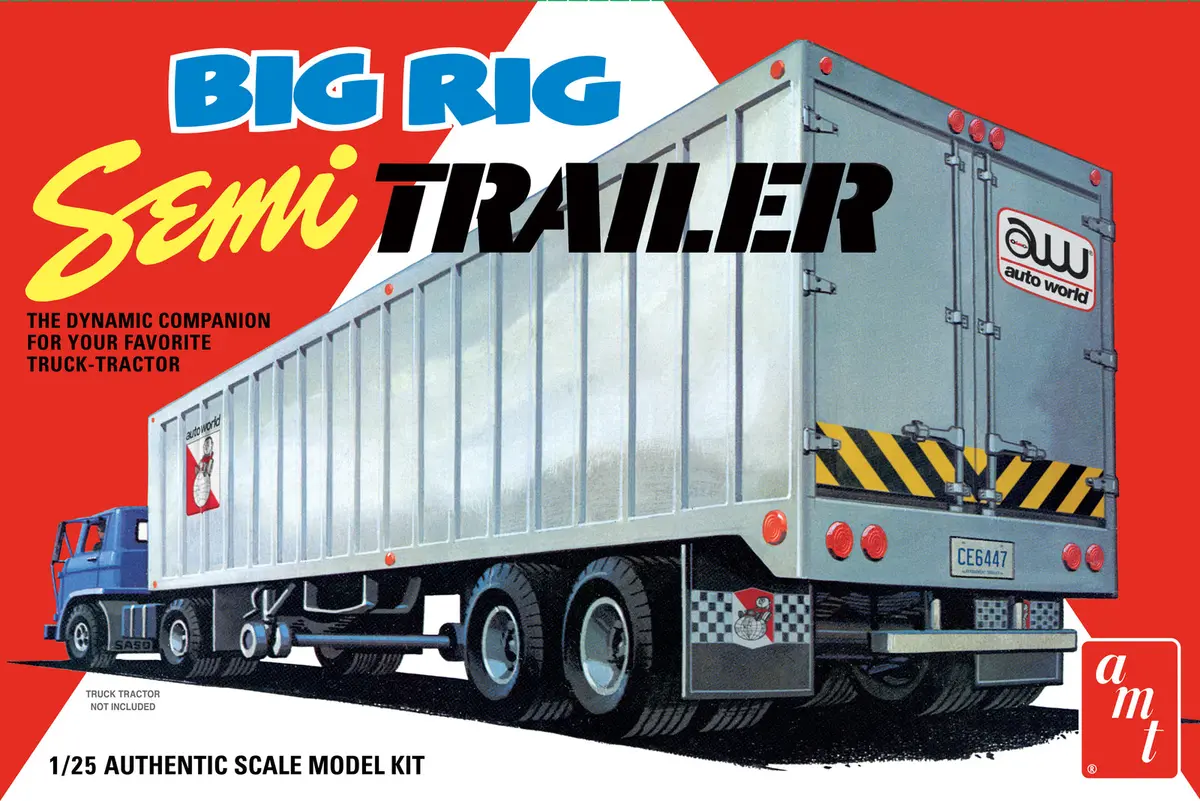 Amt Big Rig Semi-Trailer 1:25 - Amt1164 1