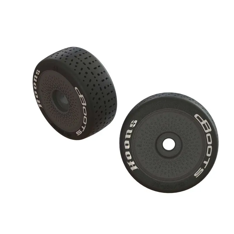 Arrma Dboots Hoons 42/100 White 2.9 Belted Tyre On Black Dish Wheel 17Mm Hex 2Pcs Ar550063 - Ara550063 1