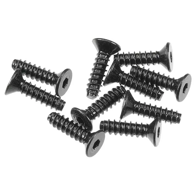 Axial 2.6X10mm Hex Drive Countersunk Head Plastic Threaded Screws 10Pcs Axa0414 - Axic0004 1