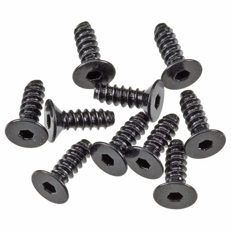 Axial 2.6X8mm Hex Drive Countersunk Head Plastic Threaded Screws 10Pcs Axa0413 - Axic0008 1