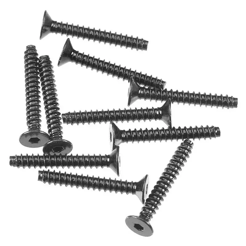 Axial 2.6X18mm Hex Drive Countersunk Head Plastic Threaded Screws 10Pcs Axa0416 - Axic0416 1