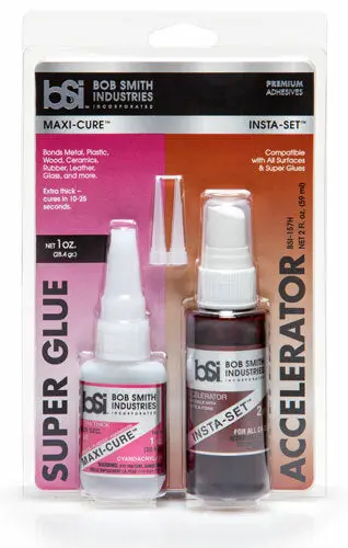 Bsi Maxi-Cure Extra Thick Ca Glue 30Ml W/ Insta-Set Pump Pack 60Ml Combo - Bsi157h 1