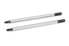 Team Corally 61Mm Front Steel Shock Shafts 2Pcs - C-00180-166 1