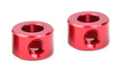 Team Corally Red Aluminium Roll Bar Collars 2Pcs - C-00180-231 1