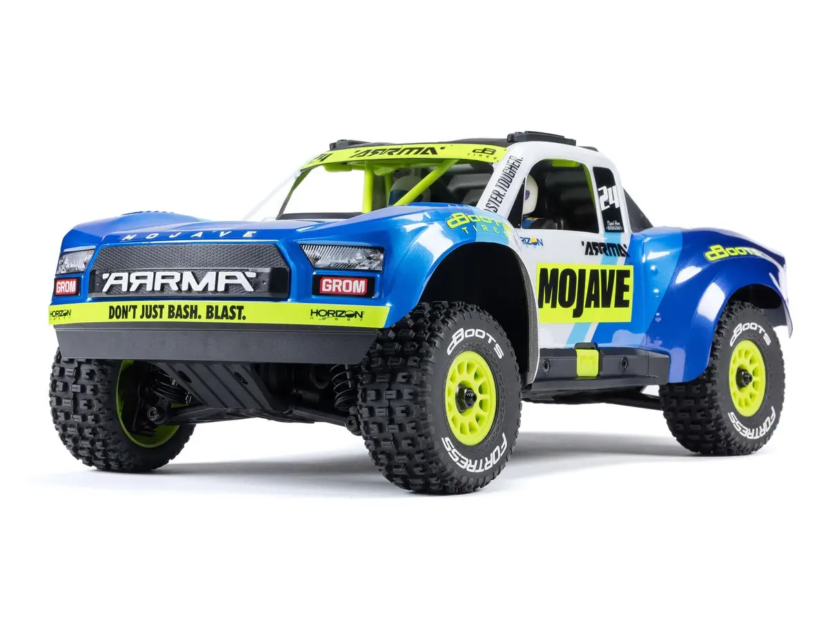 1/18Th Mojave Grom Mega 4X4 Dt With Battery & Charger - Blue * 1