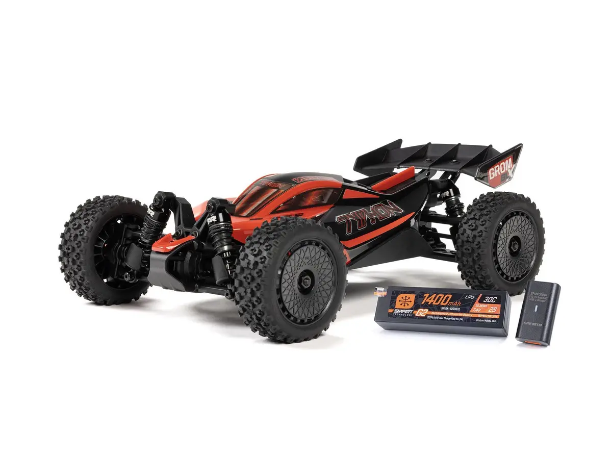Typhon Grom 223S Blx 4X4 1/18 With Battery/Charger - Red * 1