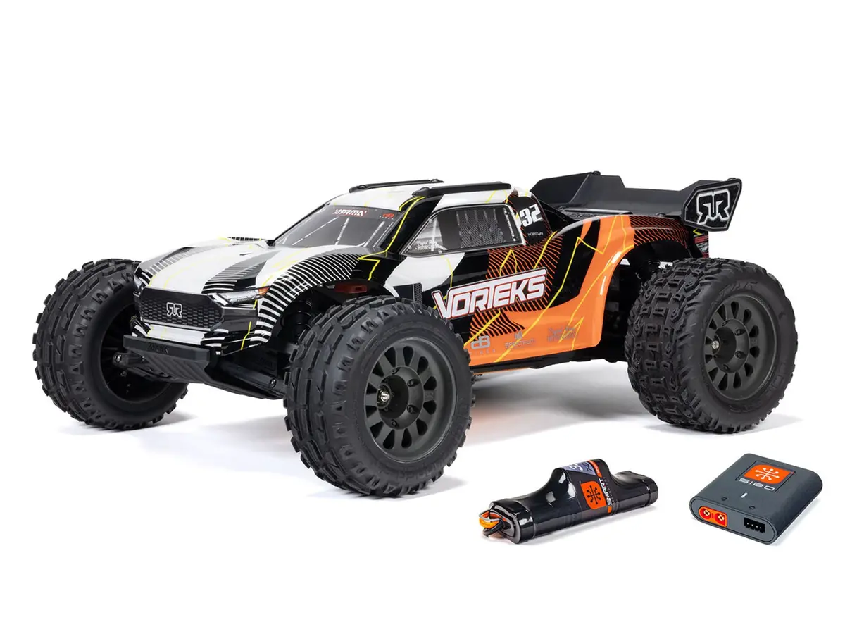 Vorteks Mega 550 4X2 St 1/10Th Electric With Charger & Battery - Orange * 1