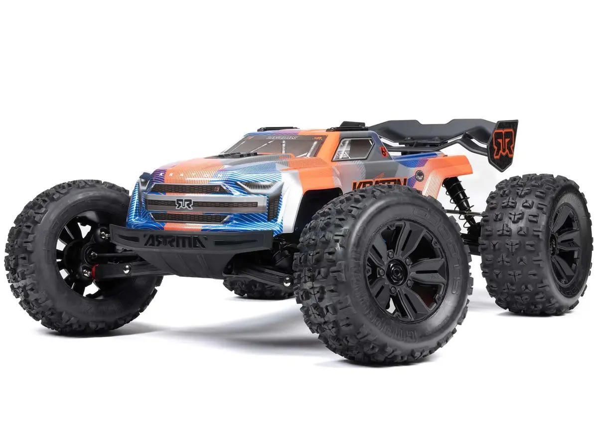 1/8Th Kraton 6S V6 Blx Monster Truck - Blue/Orange * 1
