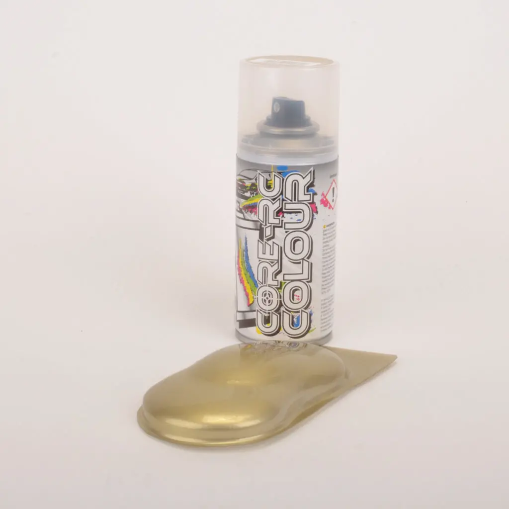 Bullion Gold Aerosol Paint For Lexan Bodyshell 1