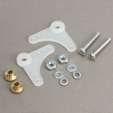 Dubro 90Deg Nylon Bellcrank Assembly 2Pcs - Dbr167 1