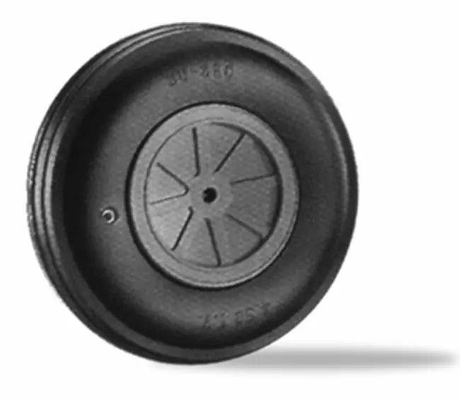 Dubro 152Mmd Large Scale Treaded Wheels 1Pc - Dbr600tv 1
