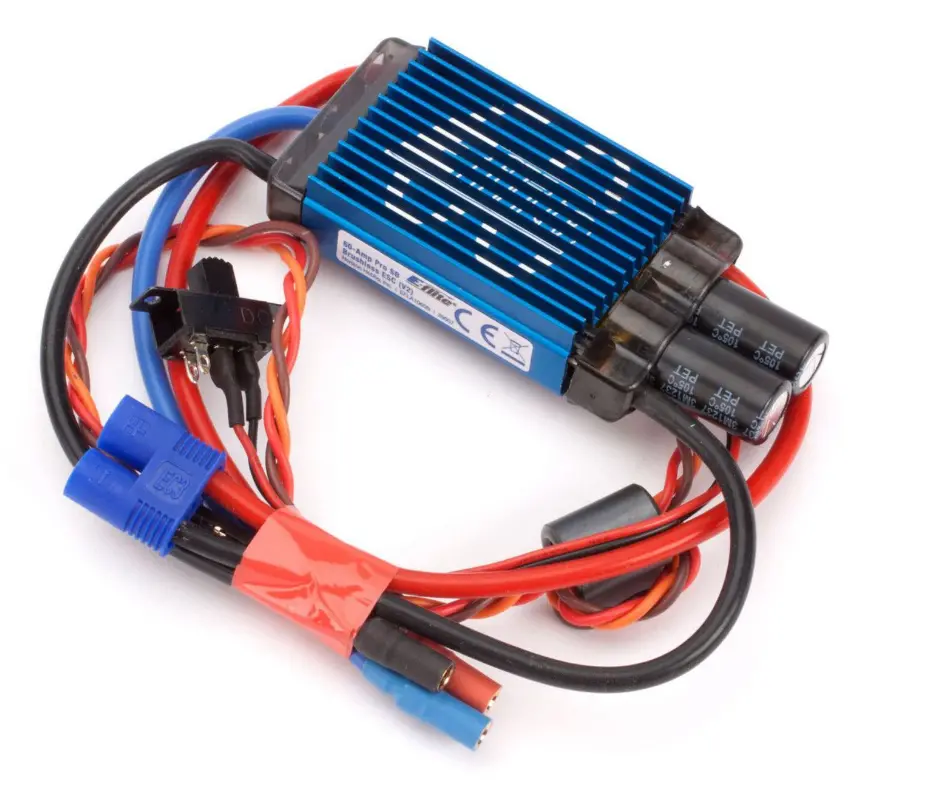 E-Flite 60A Pro Switch-Mode Bec Brushless Esc V2 W/ Ec5 - Efla1060b 1