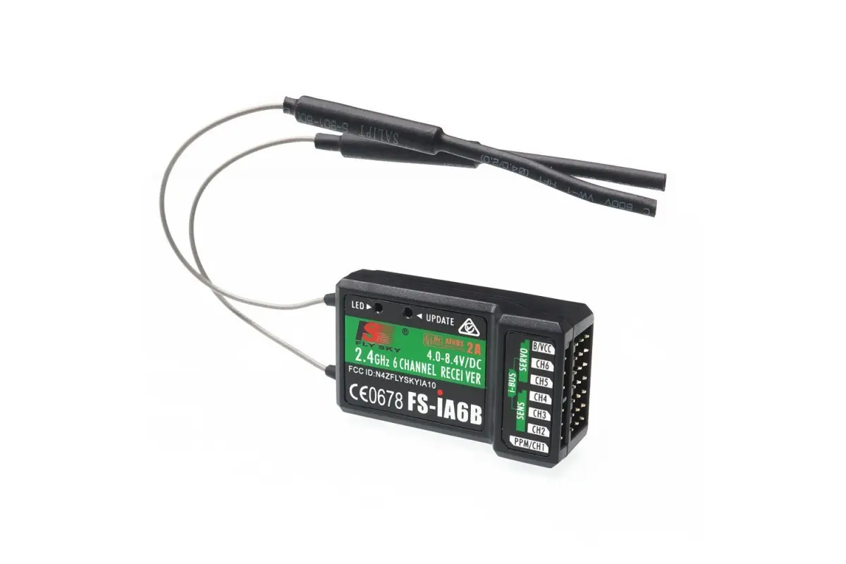 Flysky Ia6b 2.4Ghz 6-Ch Afhds-2A Receiver W/ Ibus Support - Fs-Ia6b 1