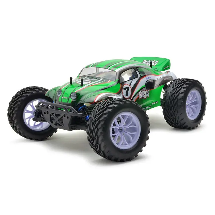 Ftx Bugsta Brushless 1:10 4Wd Green Monster Truck W/ 2.4Ghz Radio, 2950Kv Motor, Lipo Battery & Gt-B3 Charger - Ftx-5545 1