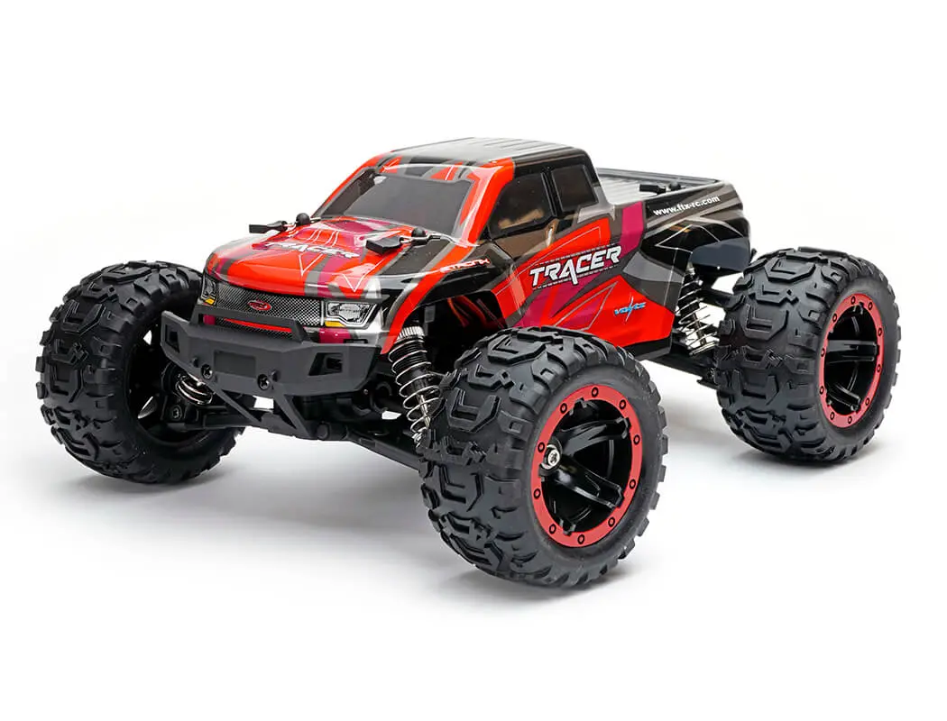 Tracer 1/16Th Electric 4Wd Monster Truck Ready To Run - Red 1