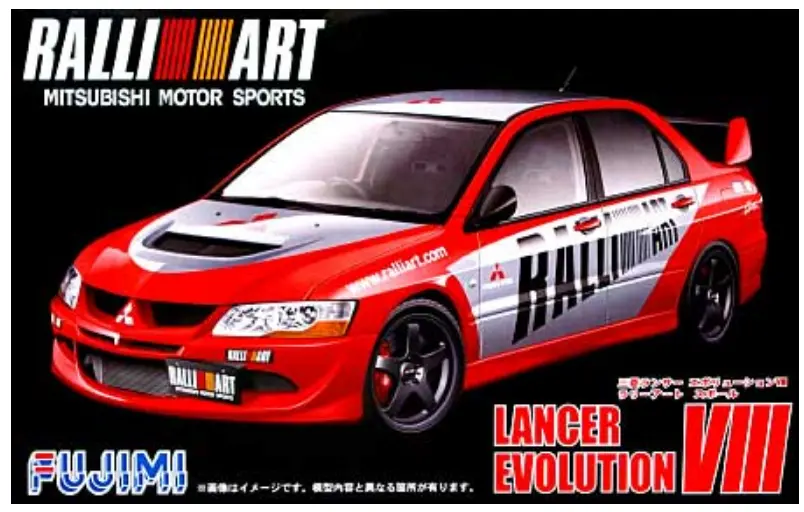 Fujimi Mitsubishi Lancer Evolution Viii Ralliart 1:24 - Fuj03817 1