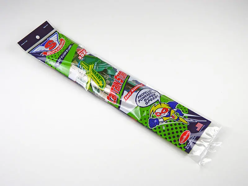Guillows Captain Storm Superhero Rubber Band Balsa Glider - Guill44 2