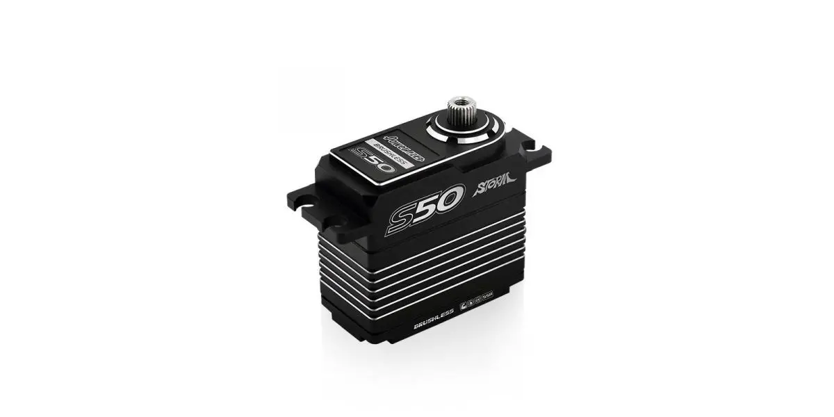 S50 Hv Metal Geared Alu Case Brushless Servo 50Kg/0.10Sec 1