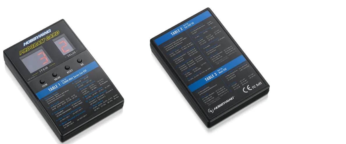 Hobbywing Xerun/ Ezrun/ Quicrun Esc Program Card - Hw30501003 1