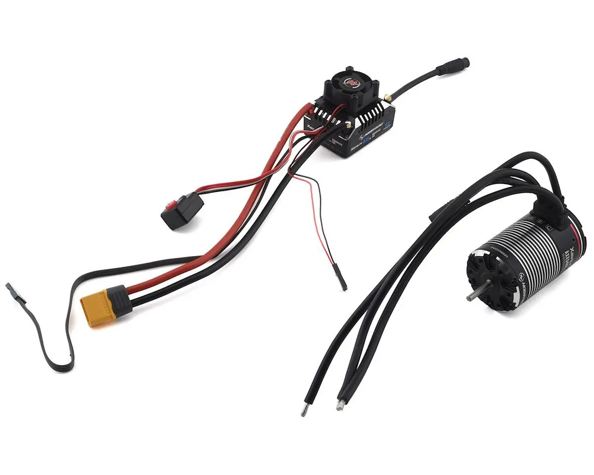 Hobbywing Xerun 2100Kv Axe540l Sensored Brushless Motor & 80A Wp Esc Crawler Combo - Hw3802031 1