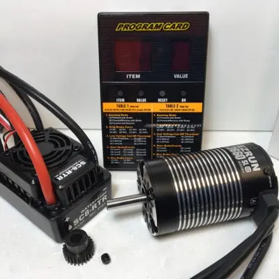 Hobbywing Ezrun 4000Kv 3660 Sensorless Brushless 5Mms Motor, 120A Wp Esc & Program Card - Hwap120bl4000 1