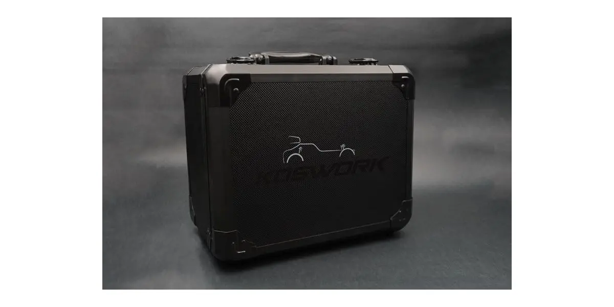 Mini Black Alu Transmitter Case For Sanwa Mt44-Mt5 1