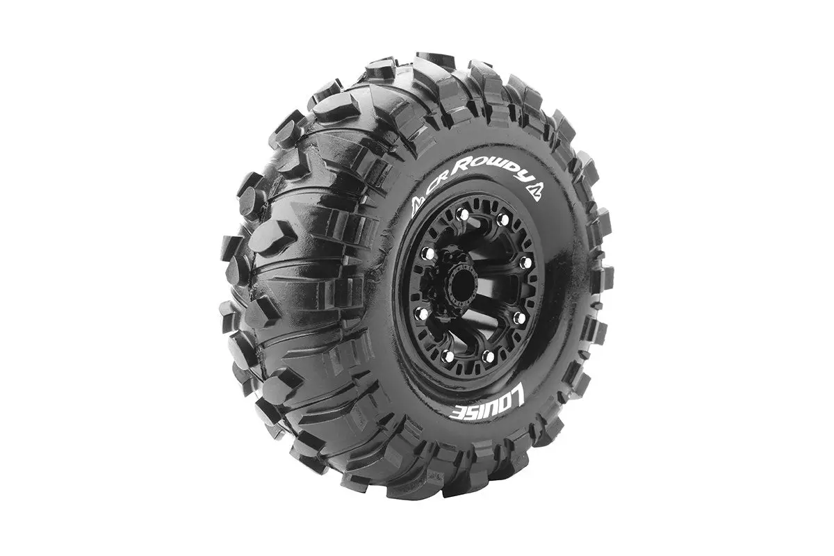 Louise Cr-Rowdy 2.2In Super Soft Crawler Tyre On Black Wheel 2Pcs - Lt3238vb 1