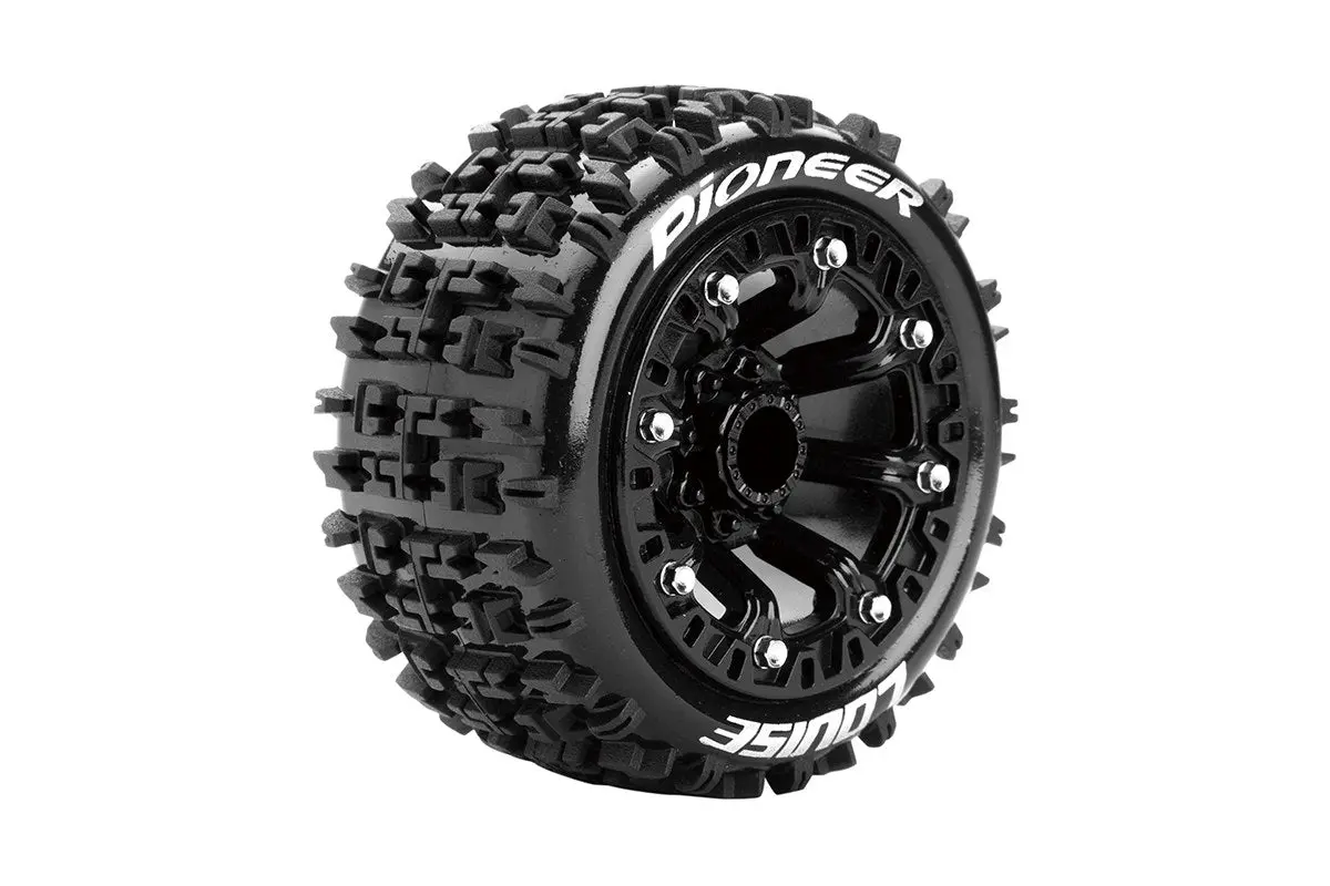 Louise St-Pioneer 1:16 2.2In Monster Truck Soft Tyre Soft On Black Wheels 2Pcs - Lt3278sb 1