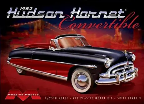 Moebius 1952 Hudson Hornet Convertible 1:25 - Moe1204 1