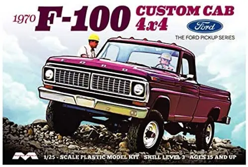 Moebius 1970 Ford F-100 Custom Cab 1:25 - Moe1230 1