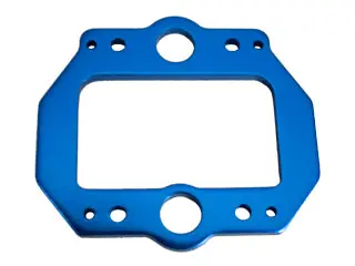 Gv Main Gear Plate Red Aluminium Suit Dominator - Mv30424r 1