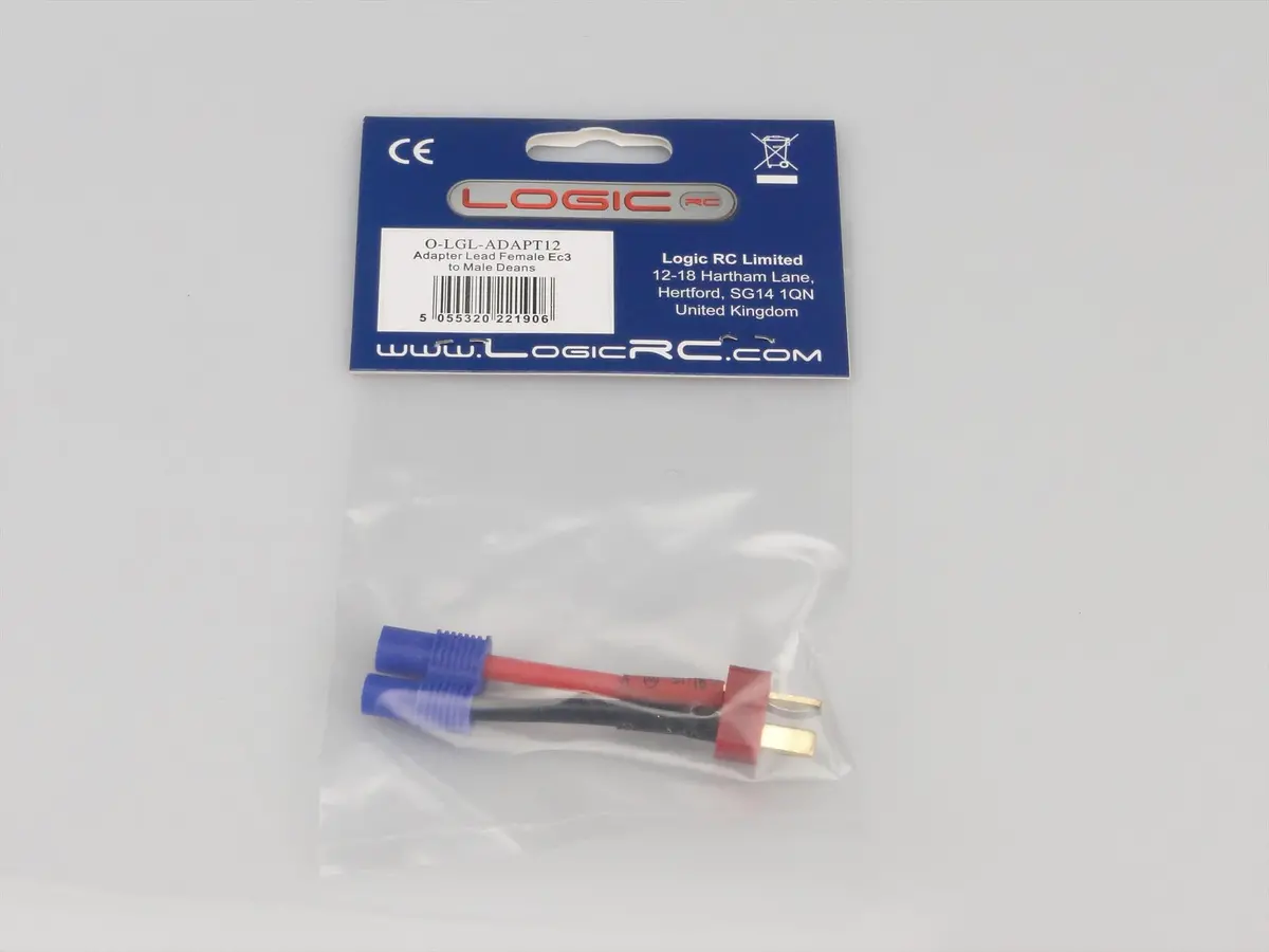 Ec3 Female To Deans Male Adaptor Lead 1