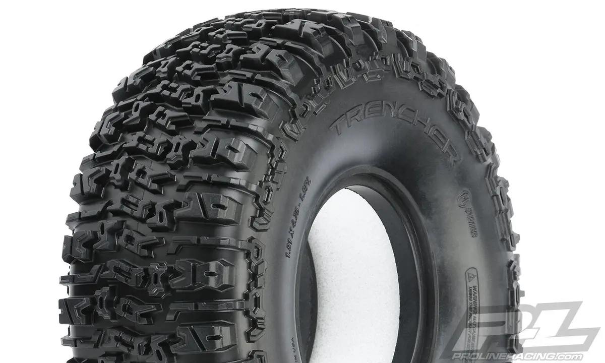 Proline Trencher 1.9In Predator Super Soft Rock Terrain Crawler Tyres Fr/Rr 2Pcs - Pro1018303 1