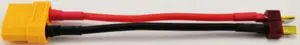 Rct Adaptor Female Xt90 To Male Deans - Rctc07077b 1